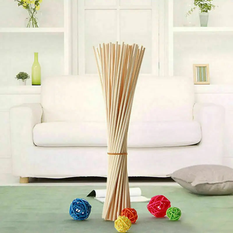 25pcs/100pcs Natural Reed Fragrance Aroma Oil Diffuser Rattan Sticks Perfume volatiles For Home Decoration