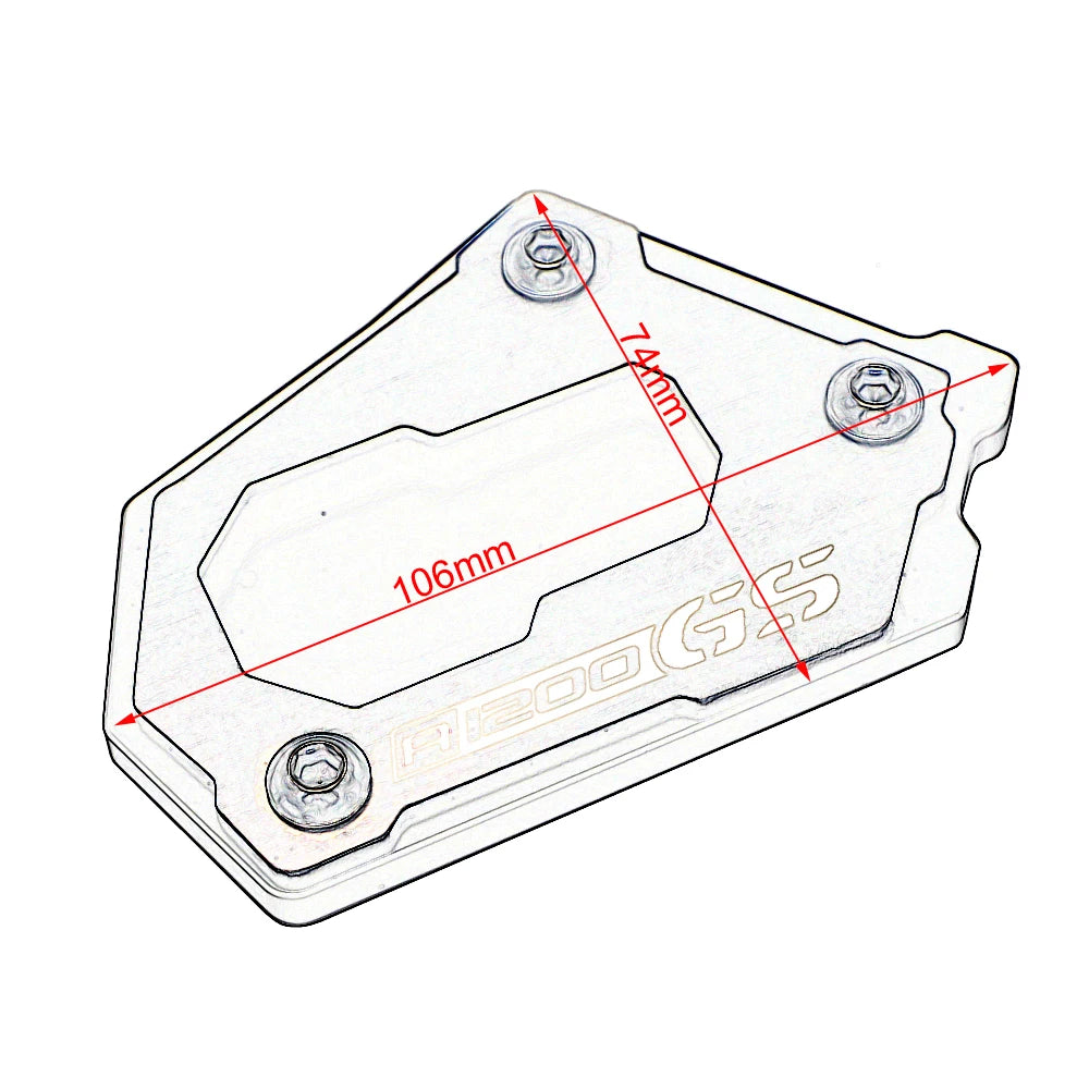 Placa de Extensión del Caballete Lateral para BMW R1200GS LC - Estabilidad y Seguridad.checkNotNull