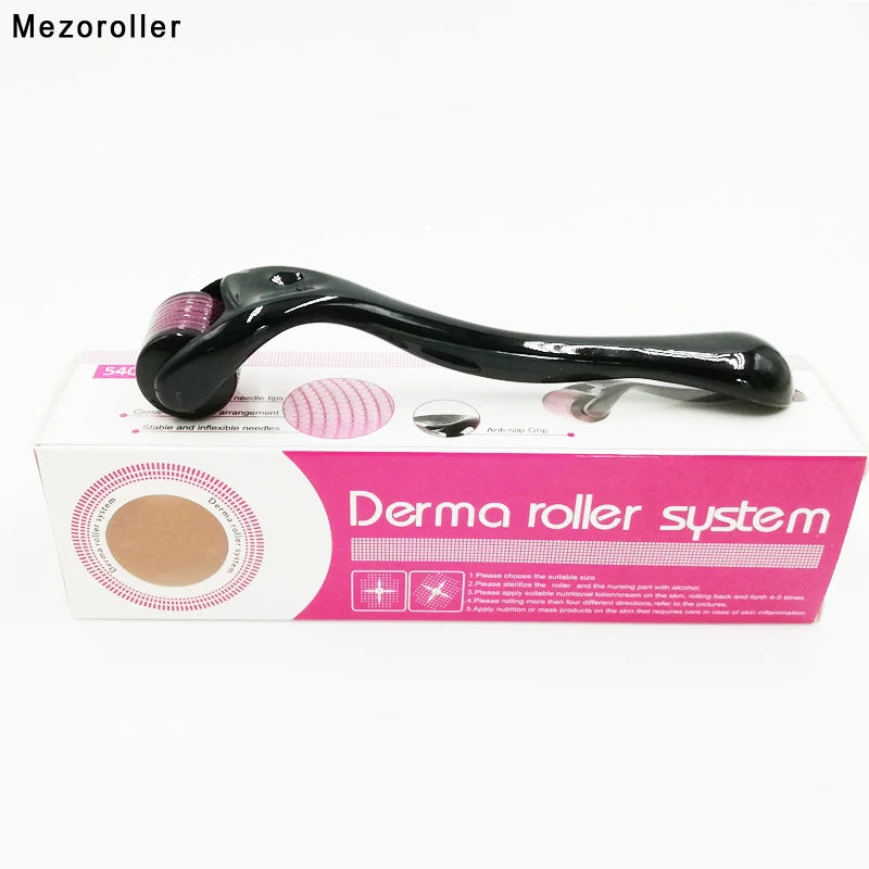 Rodillo Derma DRS 540 de Mezoroller: ¡Transforma tu Piel con 540 Agujas de Microneedling! 🌟