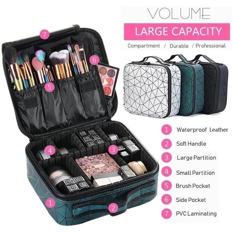 Organizador de Maquillaje Profesional Cosyde: Elegancia y Estilo en un Estuche Perfecto 🌟