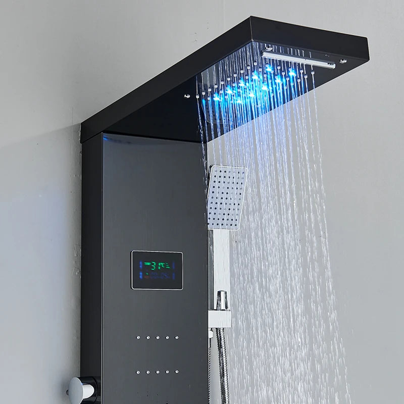 Panel de Ducha LED Saeuwtowy Rain/Waterfall: Lujo en tu Baño 🚿