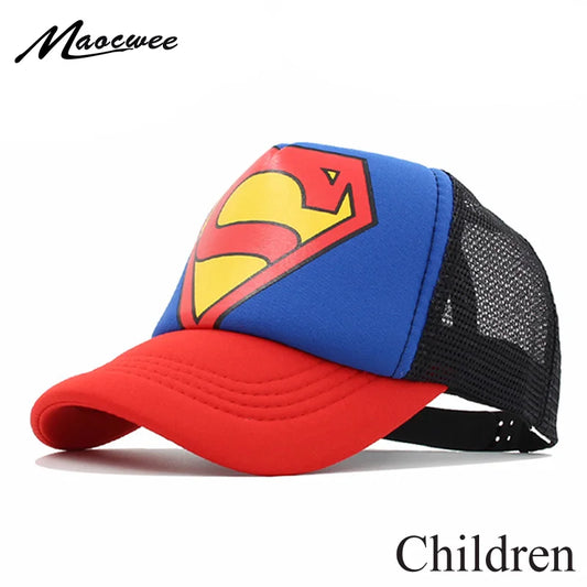 ¡Gorra Snapback de Super Man para Niños de 3-8 años! 🦸‍♂️