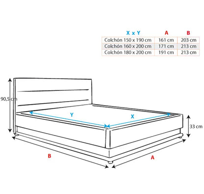 Sofá Cama Hoja Somier con Almacenamiento- Muebles Bonitos