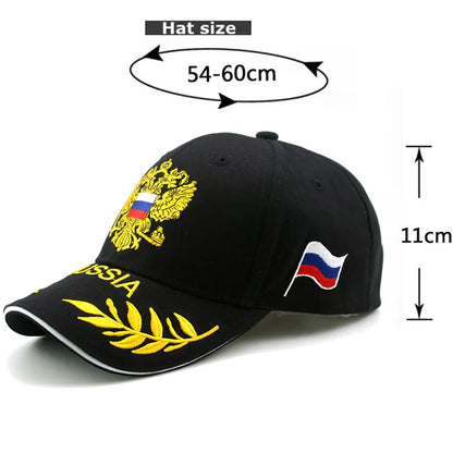 Gorra de Béisbol RUSSIA Bordada - YOYOCORN