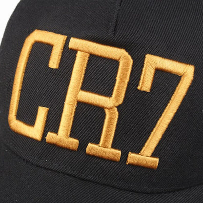 Gorra de Béisbol Cristiano Ronaldo CR7 con Bordado 3D - ¡Estilo y Comodidad Inigualables! 🧢