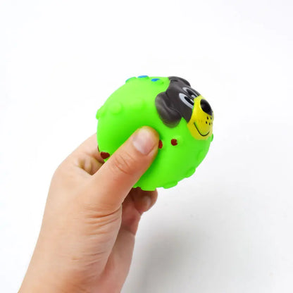 Pelota de Goma Squeaky para Perros Pequeños - Diversión Garantizada