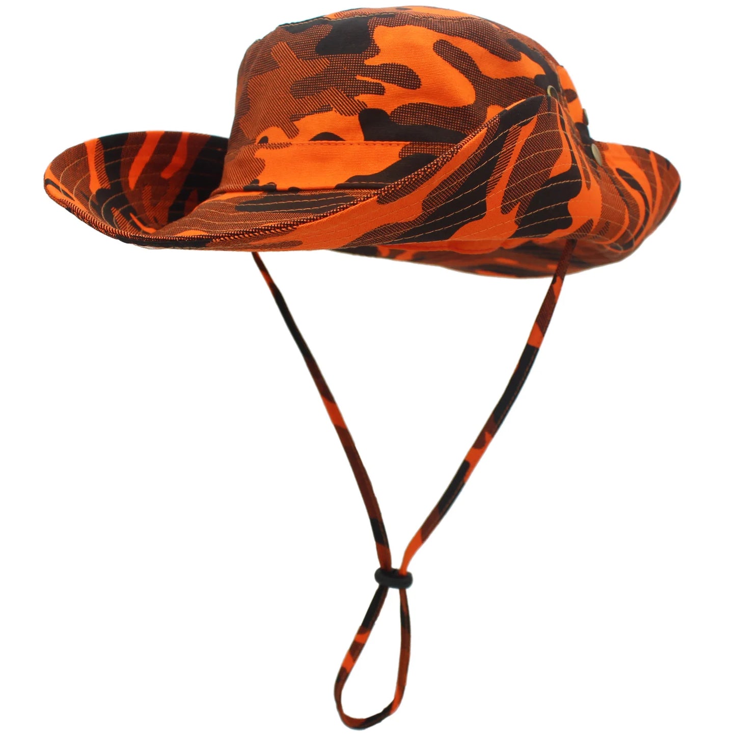 Sombrero Cowboy Camuflaje Outfly: Protección UV y Estilo Militar