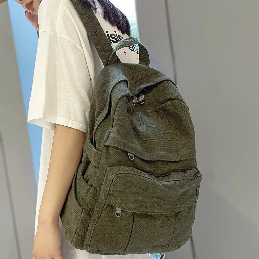 Mochila Escolar Vintage Kawaii para Mujeres con Diseño Único