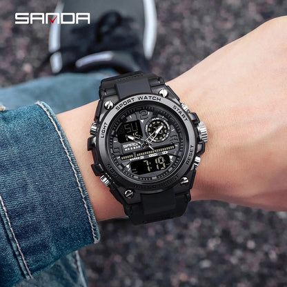 Reloj Deportivo Militar SANDA 6024 - Estilo y Resistencia Increíbles 🌟