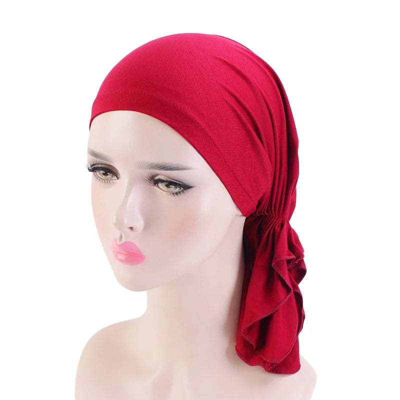 ¡Turbante de Bambú Pre-Atado para Mujer! 🌸 ¡Estilo y Comodidad en Uno! ¡Añádelo a tu Look Ahora! 🌟