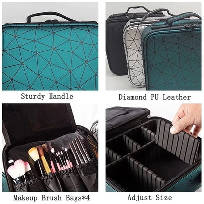 Organizador de Maquillaje Profesional Cosyde: Elegancia y Estilo en un Estuche Perfecto 🌟