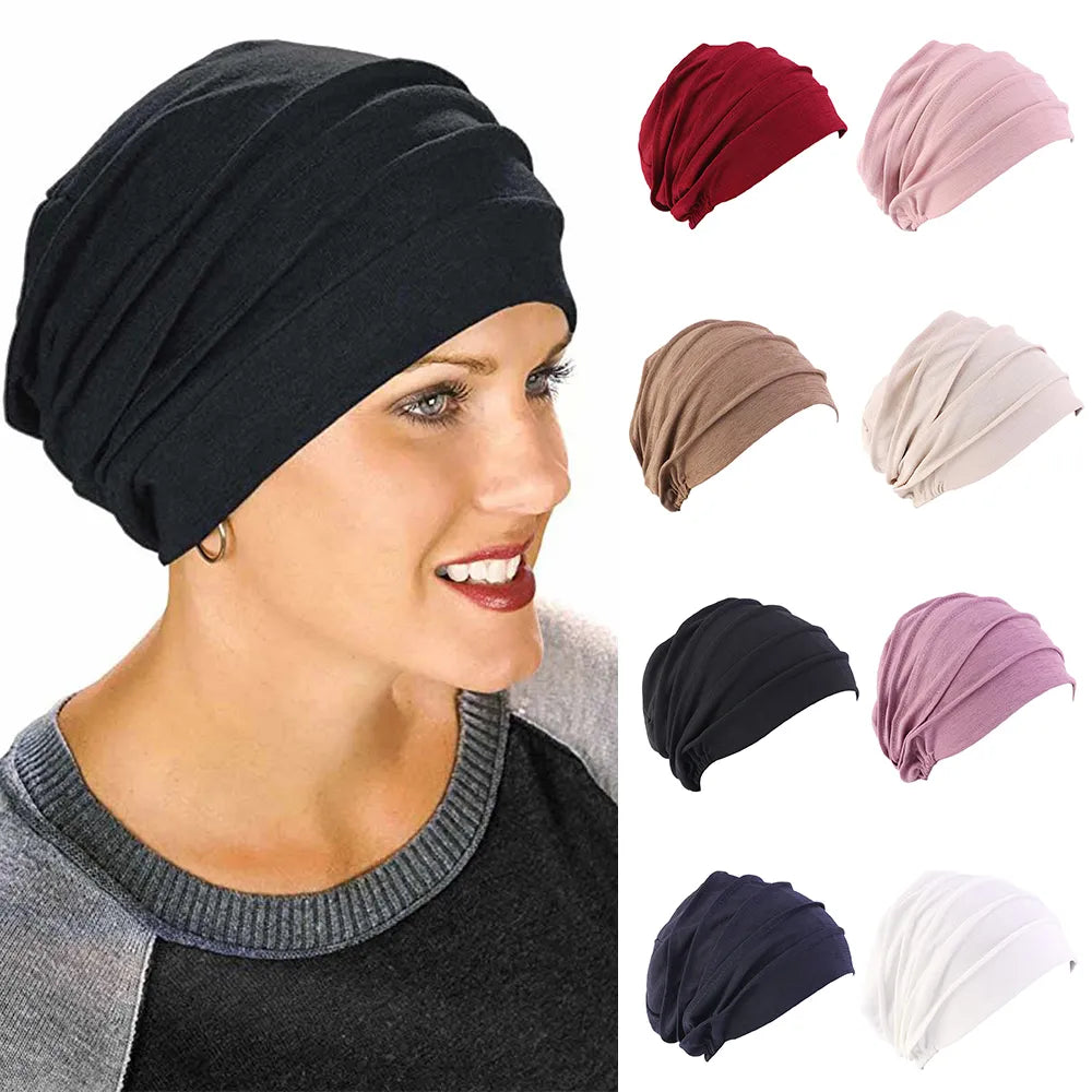 Gorro Turbante de Algodón HULEQQI: ¡Estilo y Comodidad Todo en Uno! 🌟