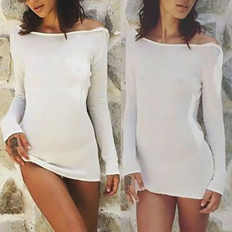 Vestido Blanco de Fiesta de Alta Costura con Espalda Descubierta 🌟