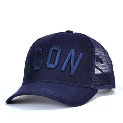 Gorra de Béisbol de Verano DSQICOND2 con Bordado ICON - Estilo y Comodidad en Negro 🧢