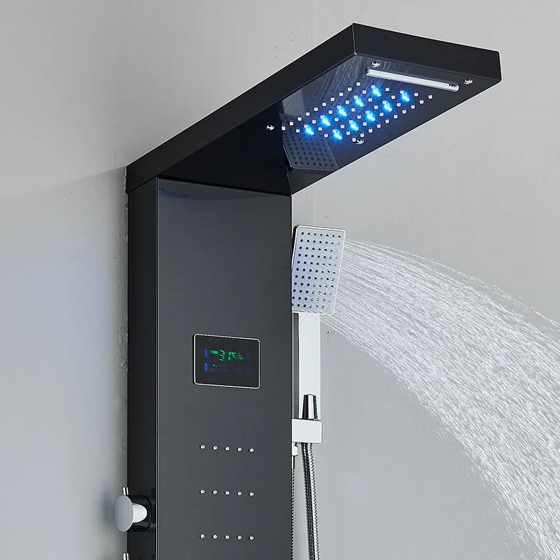 Panel de Ducha LED Saeuwtowy Rain/Waterfall: Lujo en tu Baño 🚿