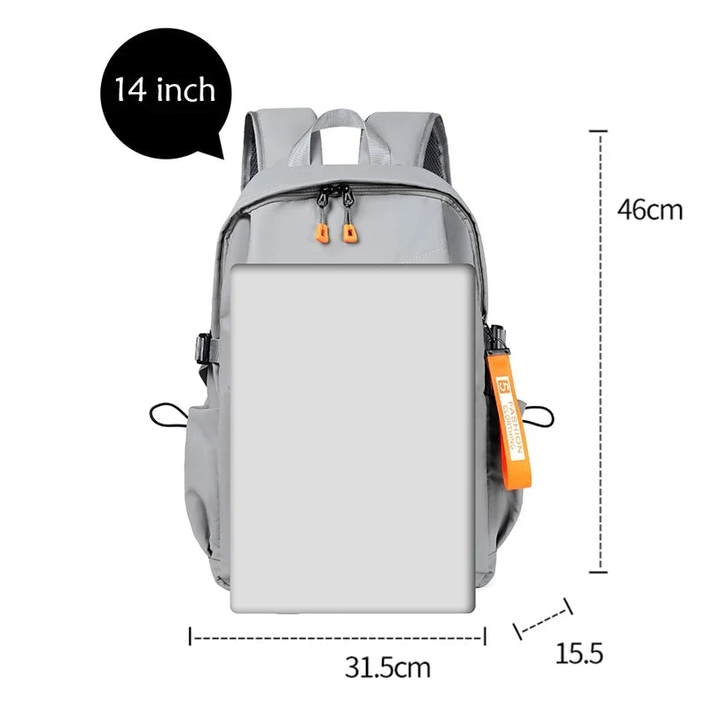 Mochila de Hombre de Lujo con USB y Revestimiento Impermeable