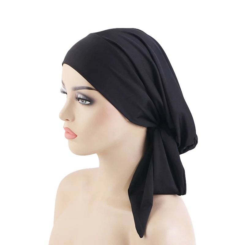 ¡Turbante Elástico para Mujeres Musulmanas de Alta Calidad! 🌟 ¡Estilo y Comodidad en Uno! ¡Consigue el Tuyo Hoy! 🌸