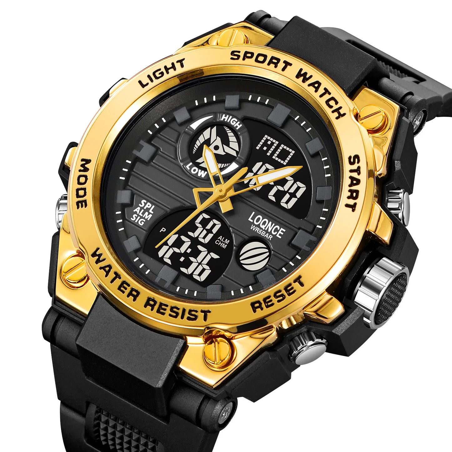 Reloj Digital de Lujo Loqnec Sports para Hombres 🌊🌟