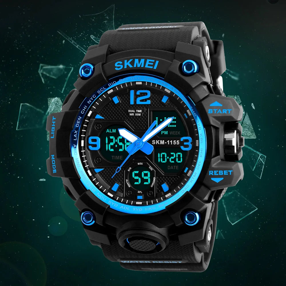 Reloj Deportivo SKMEI 1155B: Resistente, Funcional y Estiloso 🌟