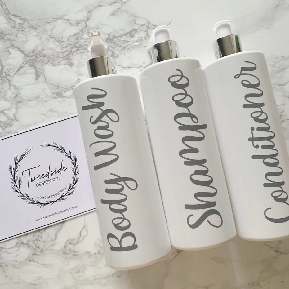 Set de 3 Botellas Dispensadoras Recargables 500ml ¡Renueva tu Baño!