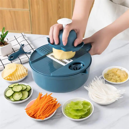 Utensilio de Cocina Multifuncional para Ensaladas y Verduras 🥕