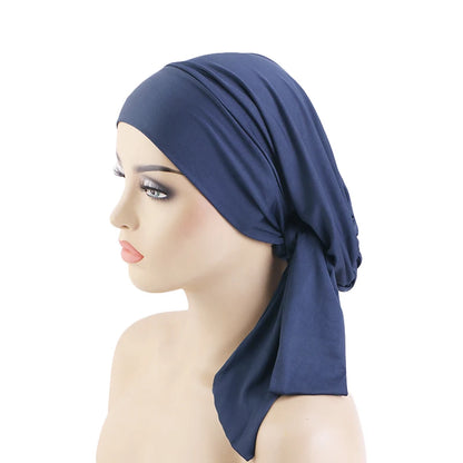 ¡Turbante Elástico para Mujeres Musulmanas de Alta Calidad! 🌟 ¡Estilo y Comodidad en Uno! ¡Consigue el Tuyo Hoy! 🌸