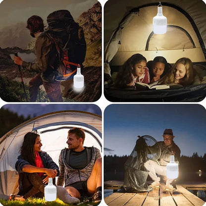 Linterna Portátil LED Recargable USB - ¡Brillo Duradero para tus Aventuras! 🏕️