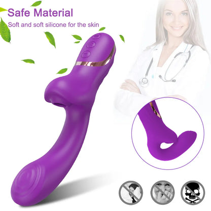 Vibrador de Succión Clitorial TLUDA: 20 Modos Estimulantes 🌟