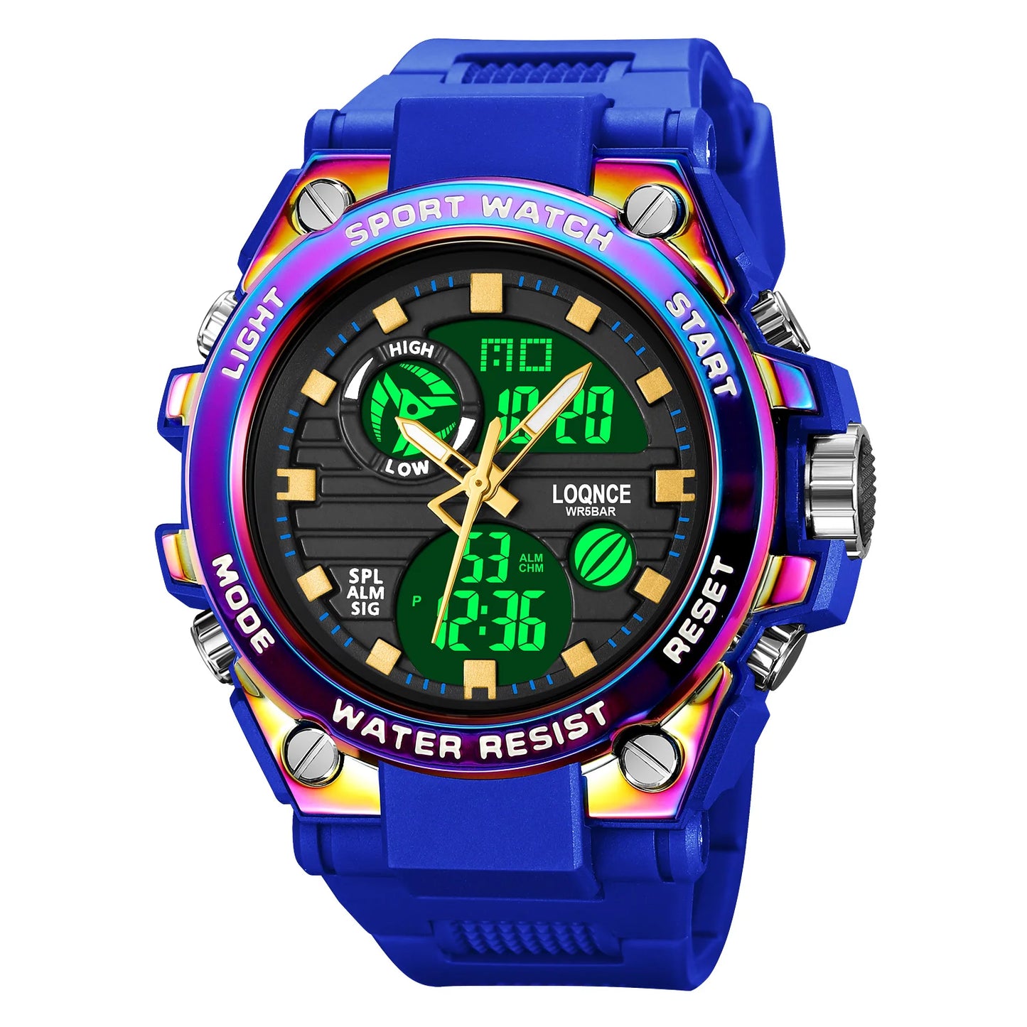 Reloj Digital de Lujo Loqnec Sports para Hombres 🌊🌟