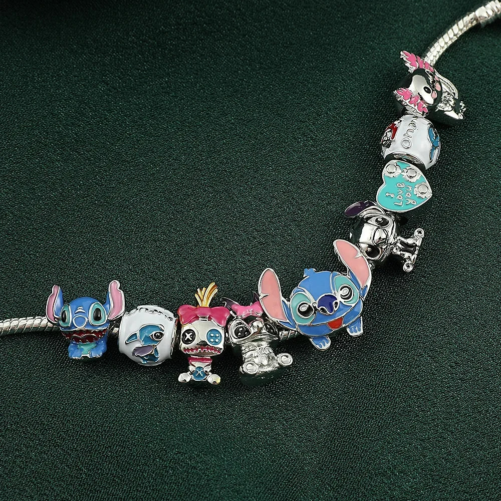 Pulsera Charm Lilo & Stitch: ¡Magia en tu Muñeca!