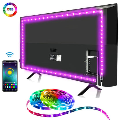 Tiras de Luces LED Bluetooth RGB 5050 - Ambiente Personalizado