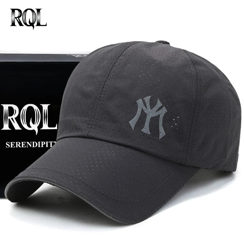 Gorra de Béisbol de Lujo RQL: Protección Solar y Estilo Urbano 🔥