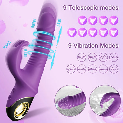 Vibrador Automático Telescópico 2022 TLUDA - Placer Revolucionario