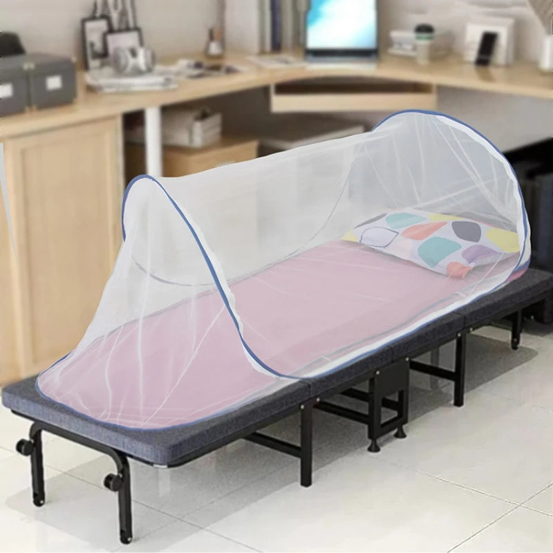 Mosquitero Camping Plegable para Cama Individual - Protección Total contra Insectos