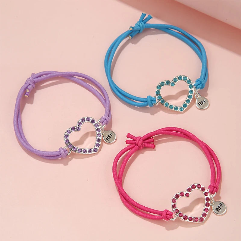 Set de Pulseras BFF Elegantes y Encantadoras