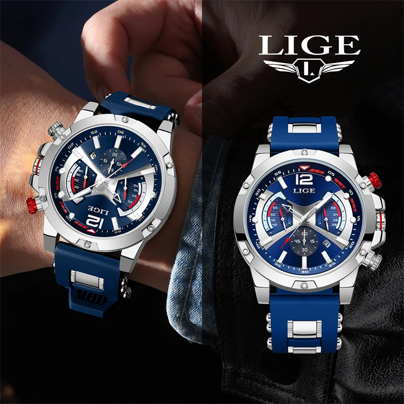 Reloj LIGE Chronograph para Hombre: Lujo y Funcionalidad en Uno solo