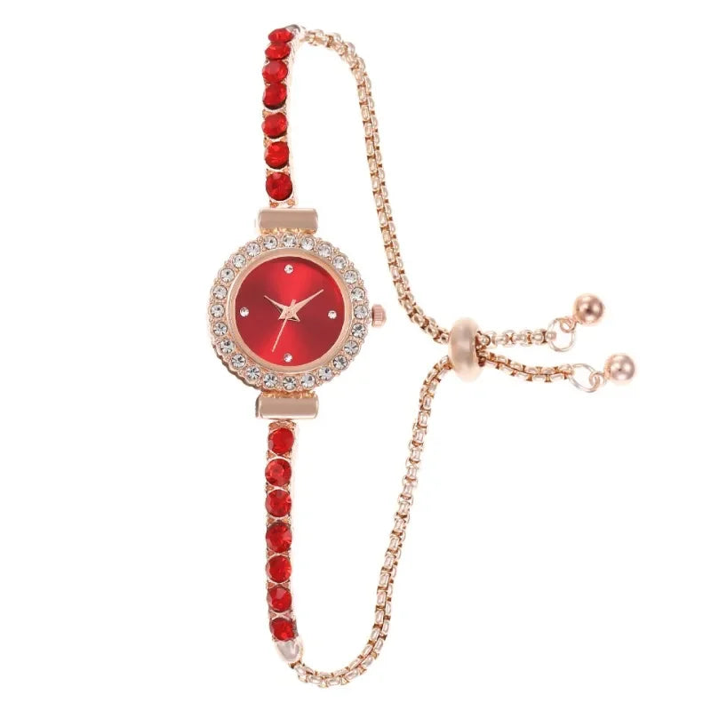 Reloj de Pulsera Mini Diamonds Crystal de MOONBIFFY - Elegancia Brillante ✨