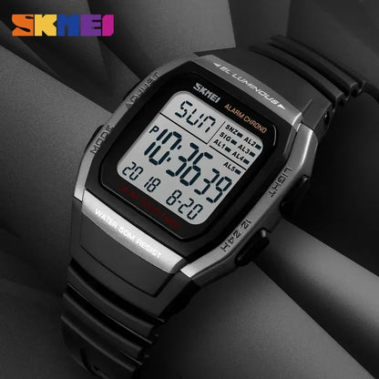 Reloj Deportivo SKMEI 1278: Dual Time, Resistente al Agua, Cronógrafo