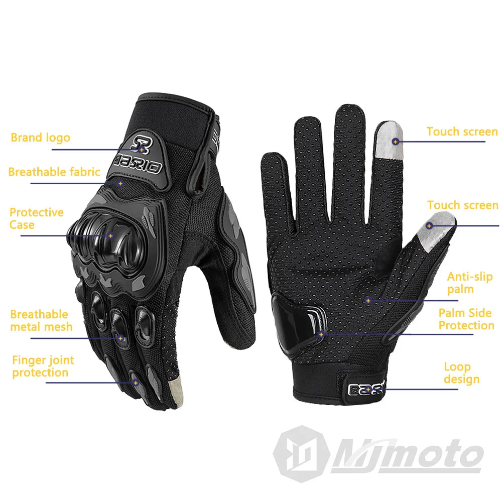 Guantes de Moto Suomy de Verano con Pantalla Táctil 🏍️