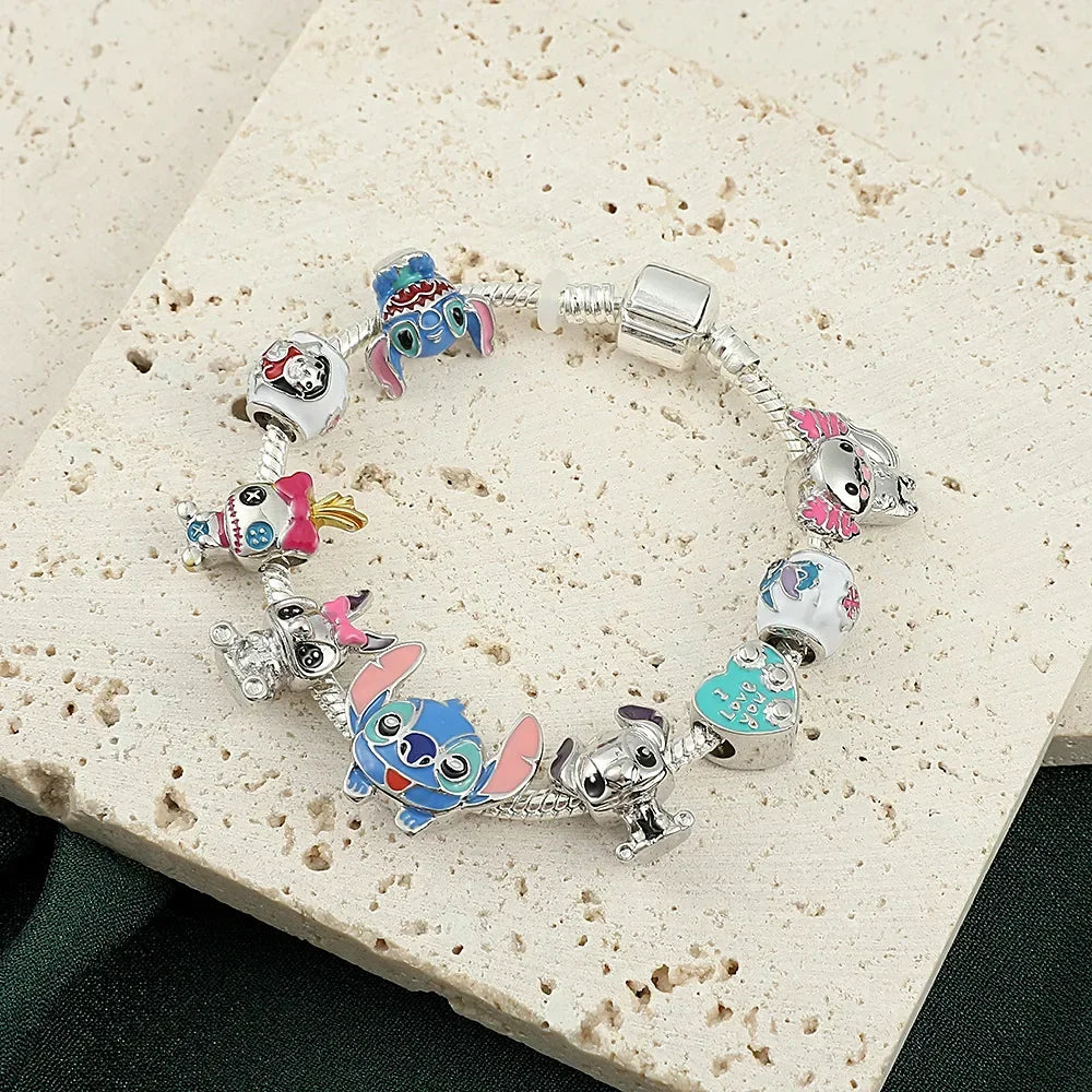 Pulsera Charm Lilo & Stitch: ¡Magia en tu Muñeca!