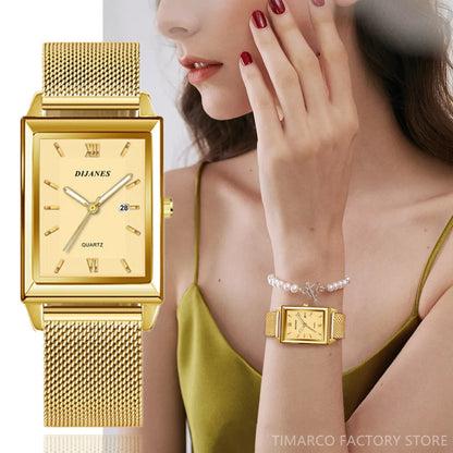 Reloj de Pulsera de Lujo para Mujer Coobos: Elegancia y Estilo Atemporal