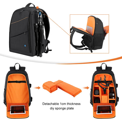 Mochila Portátil para Exteriores: Resistente, Impermeable y Organizada 🌲