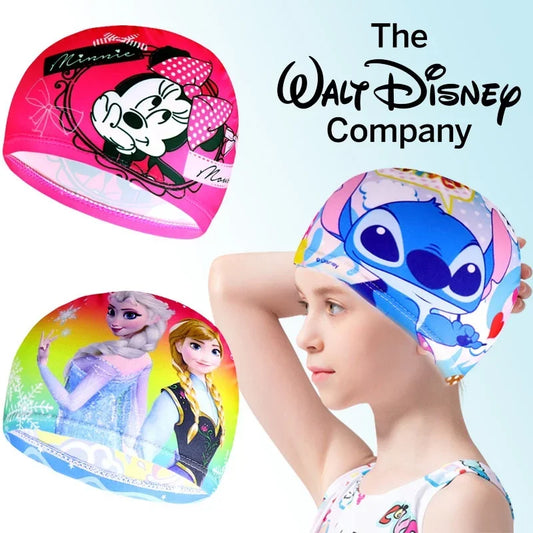 Gorra de Natación Disney Minnie para Niños ¡Añade Estilo y Diversión a la Piscina! 🎁🌊