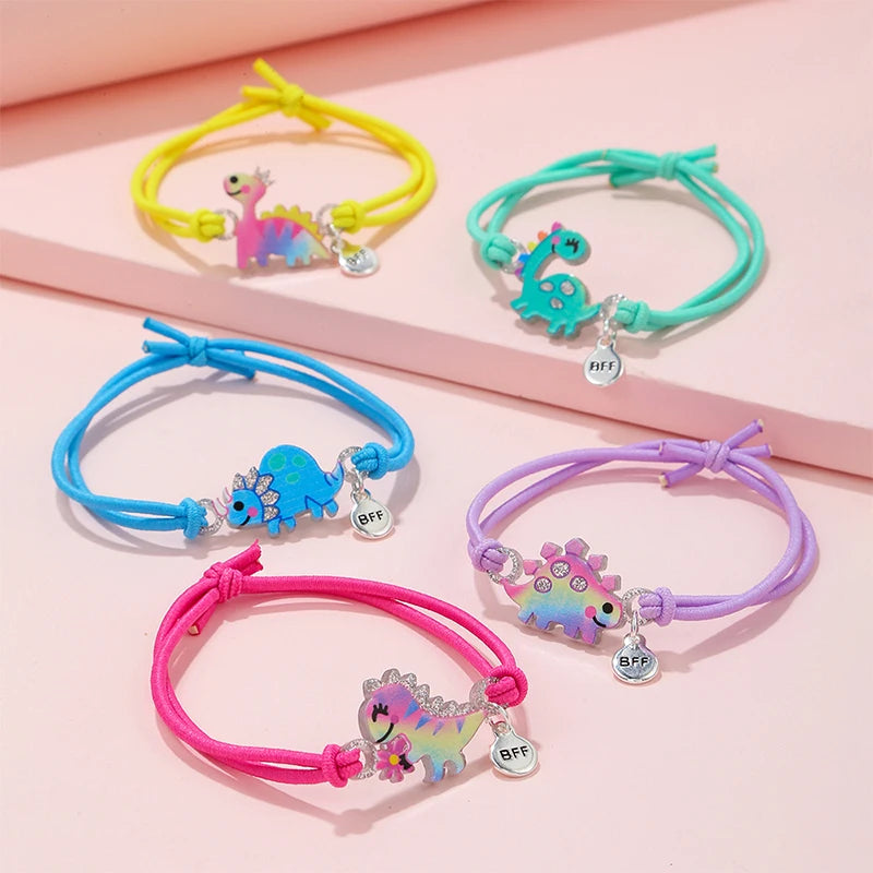 Set de 5 Pulseras Dinosaurio: Aventura Prehistórica en tu Muñeca 🦕🦖