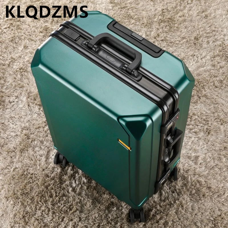 ¡Maleta con Estructura de Aluminio de KLQDZMS - Viaja con Estilo y Seguridad!