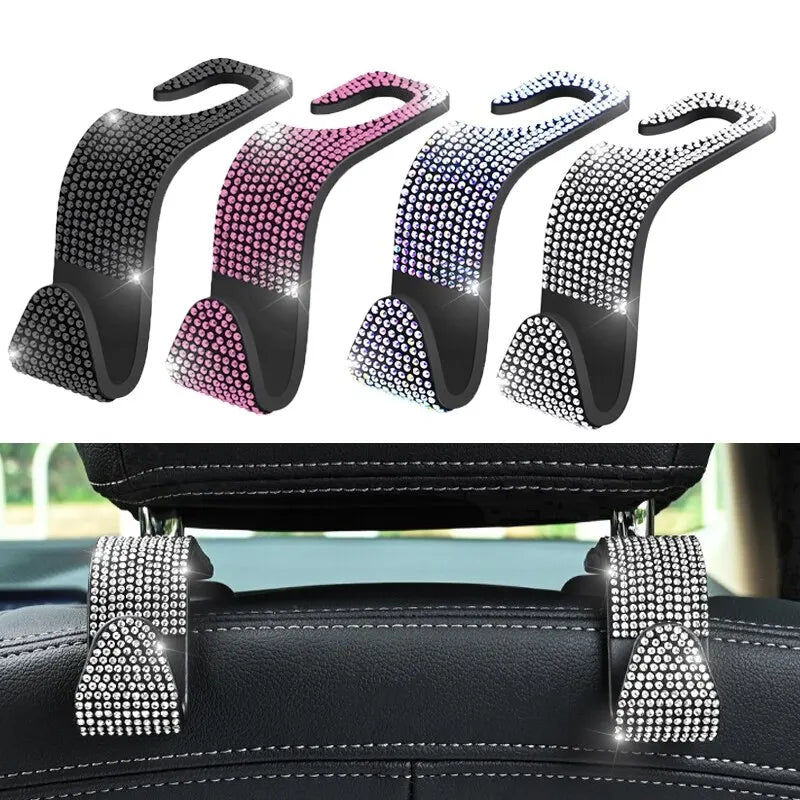 Ganchos de Almacenamiento Diamante para Coche - Pack de 2