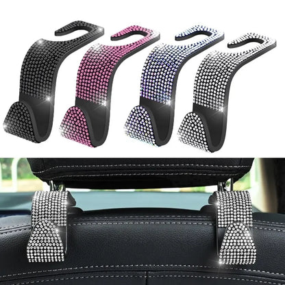 Ganchos de Almacenamiento Diamante para Coche - Pack de 2