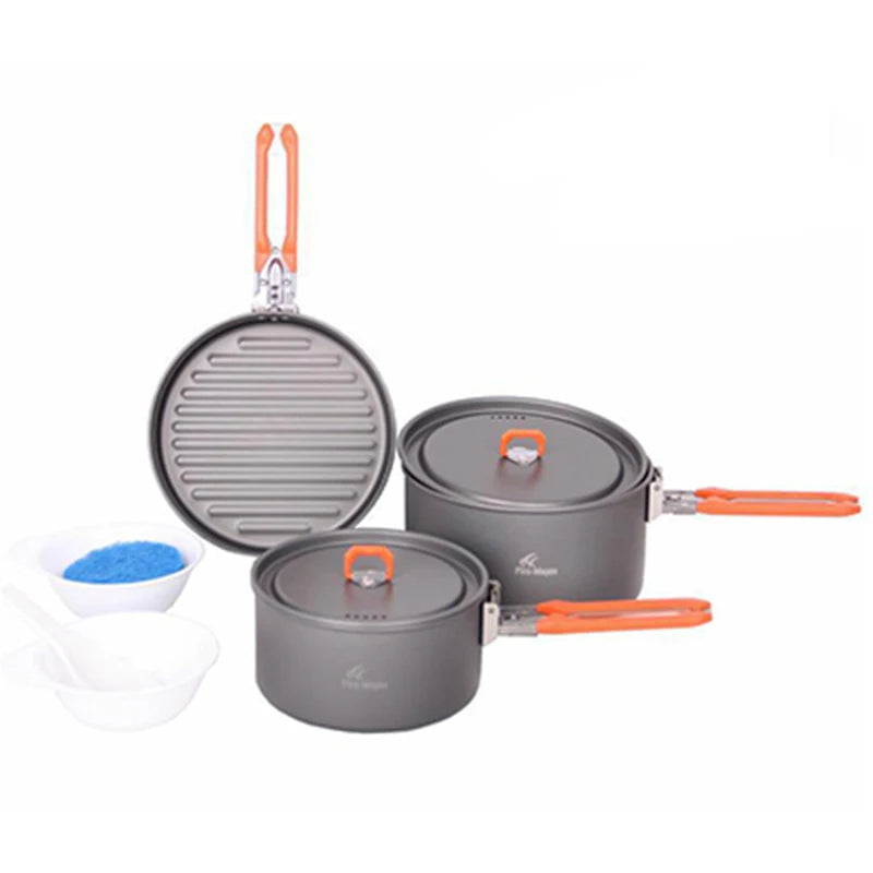 Set de Cocina para Camping Fire Maple Feast 3 - Todo en Uno, Resistente y Compacto