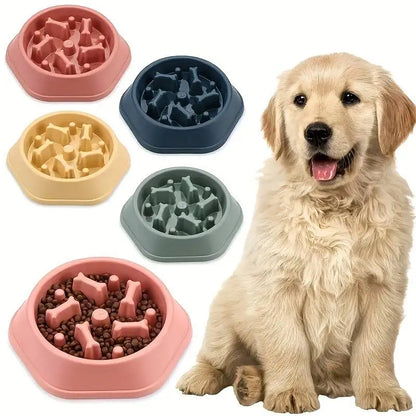 Set de 3 Cuencos Premium Antiahogamiento para Mascotas: ¡Elegancia y Seguridad en cada Comida! 🐾