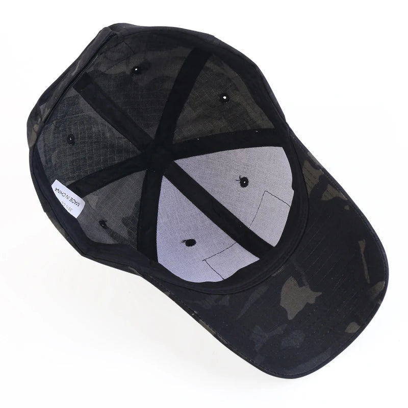 Gorra de Verano Camuflada de Estilo Militar - Elegancia y Protección en tus Aventuras 🌿